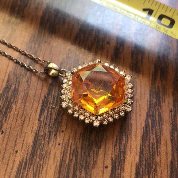 Gently worn STAUER .925 necklace with Helenite gemstone pendant - Picture 5 of 8